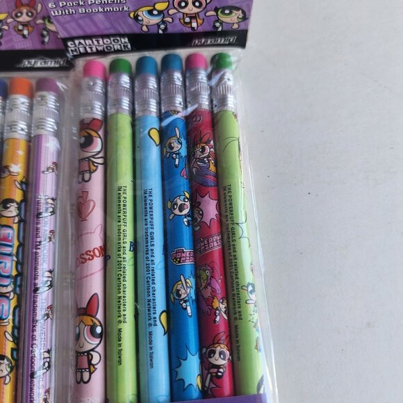 Cartoon Network Powerpuff Girls #2 School Pencils 2 Pk Of 6 - Picture 3 of 4